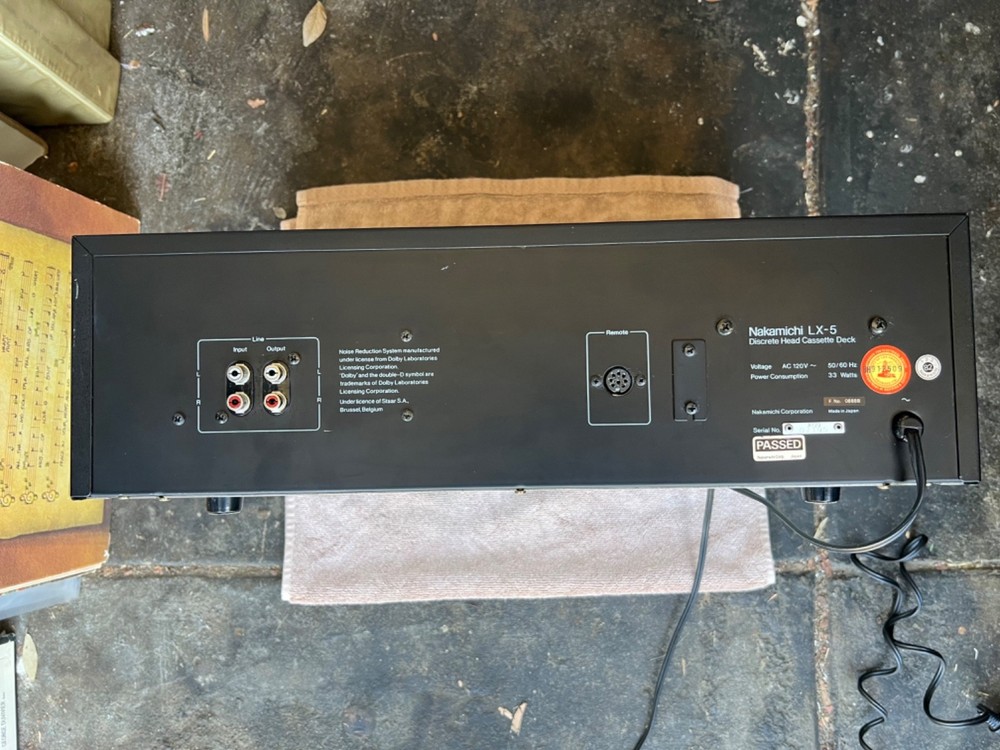 NAKAMICHI LX-5 CASSETTE DECK