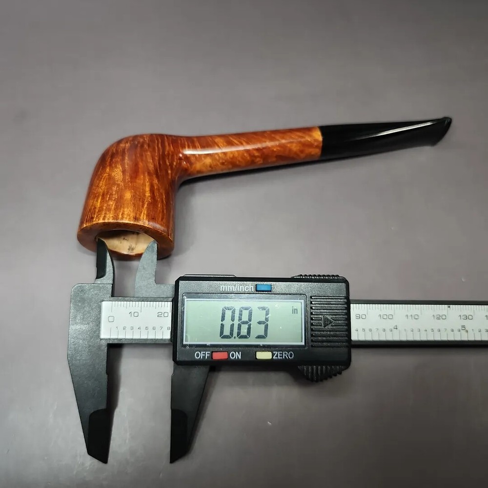 Dave Neeb Smooth Dublin Handmade Briar Pipe, New