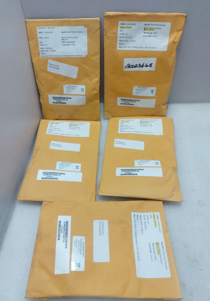 GE Fanuc IC693ACC301A Replacement Battery / Panasonic BR-2/3A