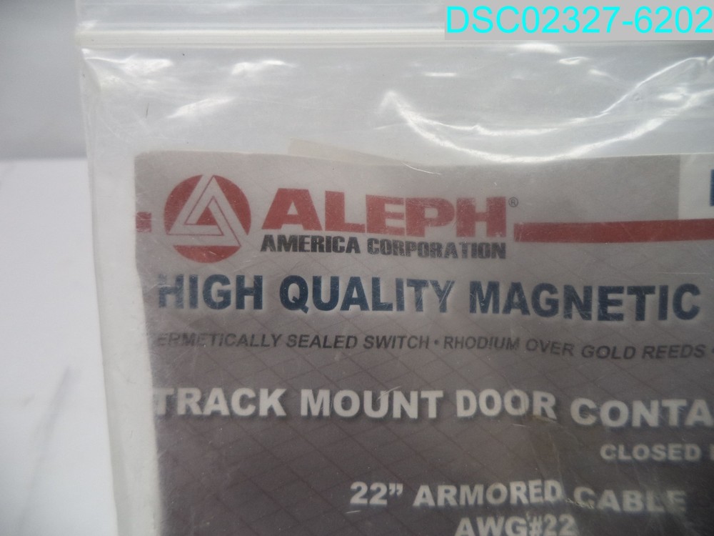 Aleph DC-4811 Track Mount Door Contact Switch Closed Loop-2.75 22” Armored Cable