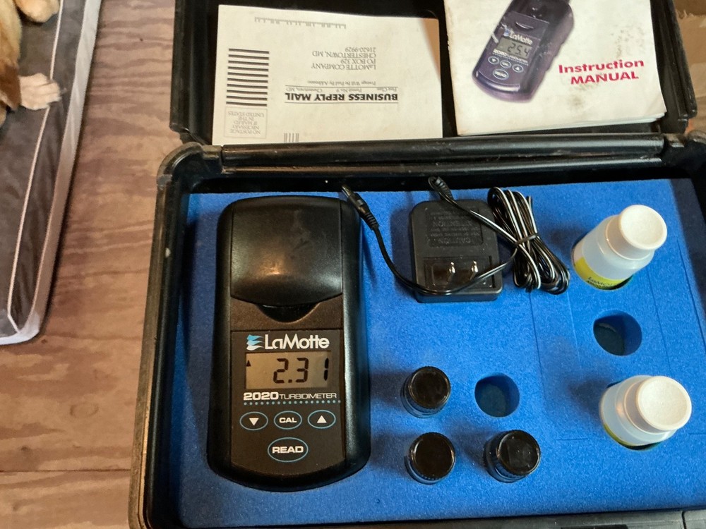 LAMOTTE 2020 WE TURBIDIMETER TURBIDITY METER KIT
