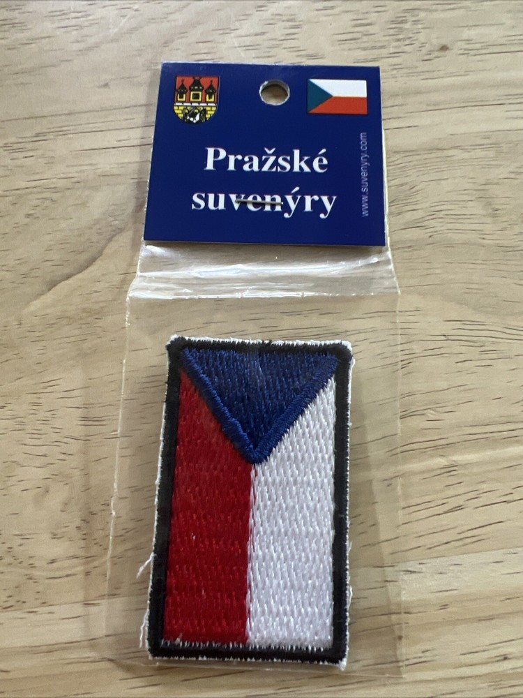 Vintage Prague souvenir patch new in package