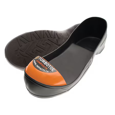 Impacto Ttcompm Toe Cap Overshoes, Composite Toe, 3 In Height, Ribbed Sole,