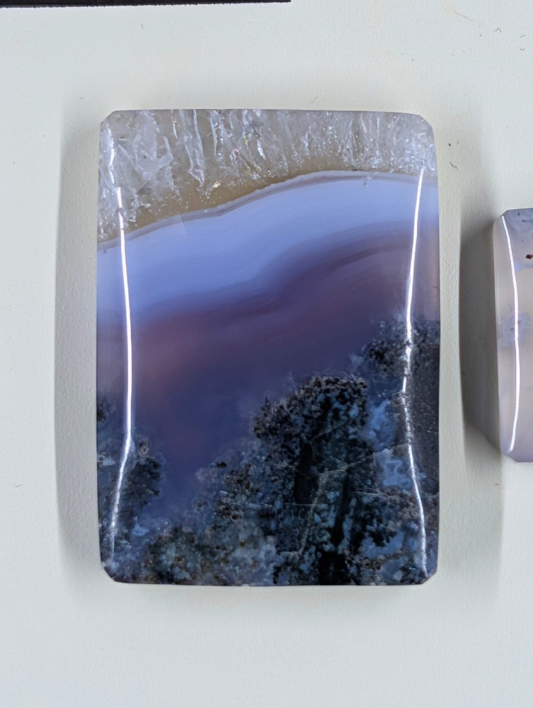 Rectangle Shape - Purple Moss Agate - Design-Ready Sets