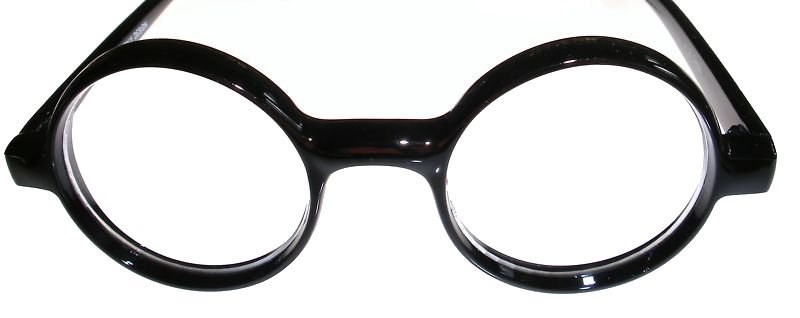 Round Black Plastic Reading Glasses Cheaters Specs Spex