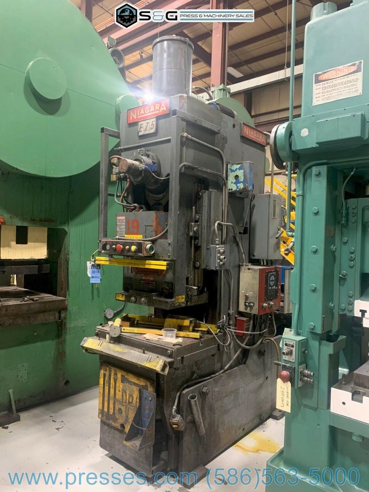 75 TON NIAGARA E75, C-FRAME PRESS