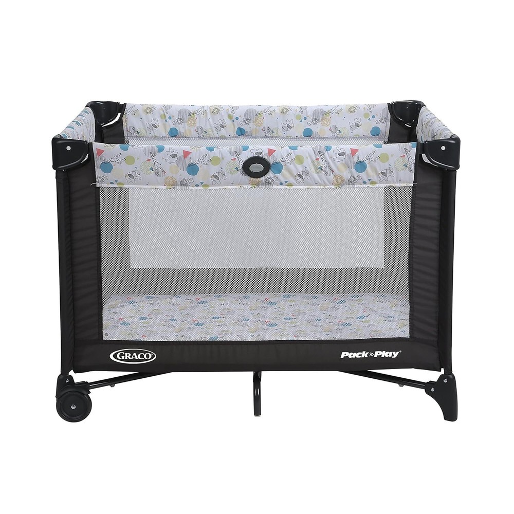 Graco Pack and Play Portable Playard, Push Button Compact Fold, Carnival