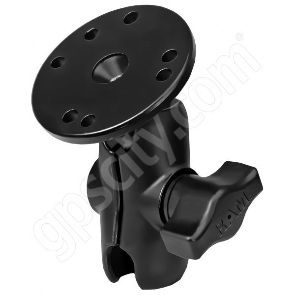 RAM Mount Open Socket Arm System with Round Base and Short Arm