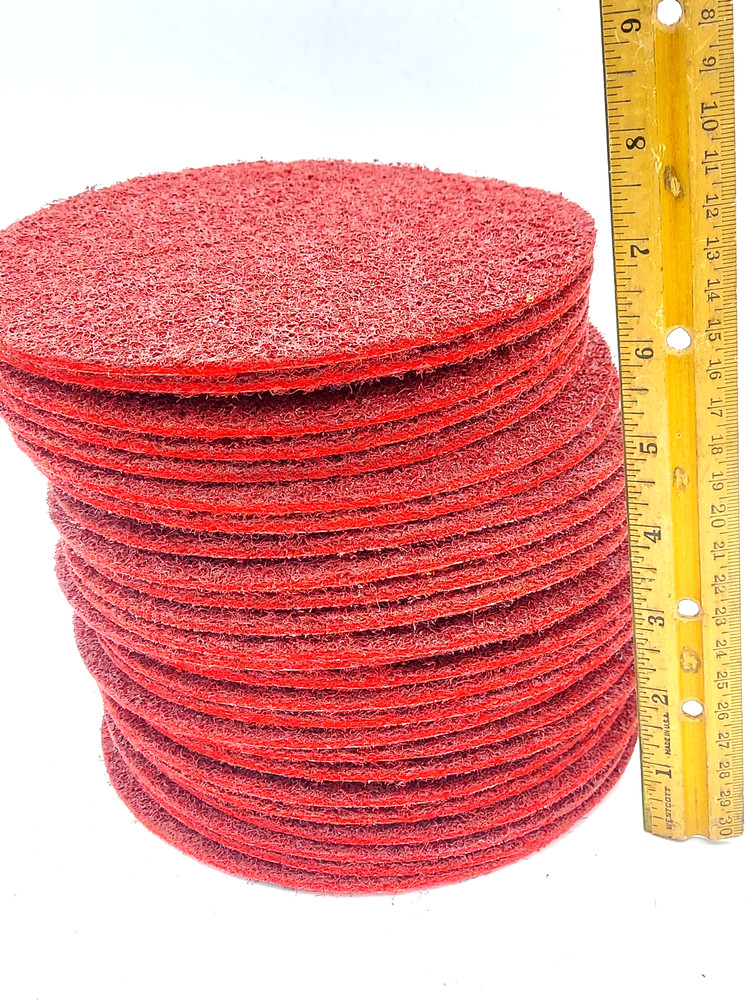3M Scotch-Brite 7” Medium Surface Conditioning Discs Hook & Loop 89234 **5/EA**