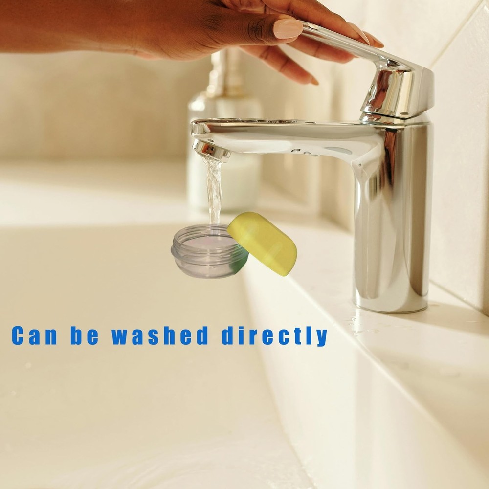 5 Pcs Travel Containers - 20ml Multi-Purpose Jars, Leak-Proof, Plastic, Compa...