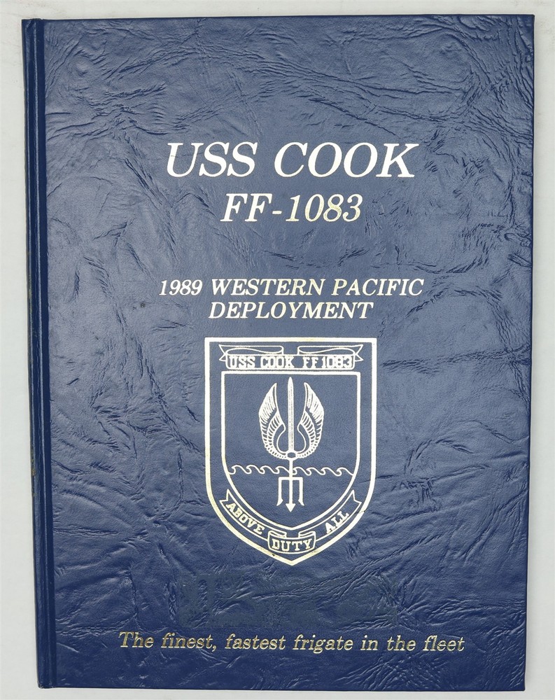 USS Cook (FF-1083) 1989 Westpac Deployment Cruise Book