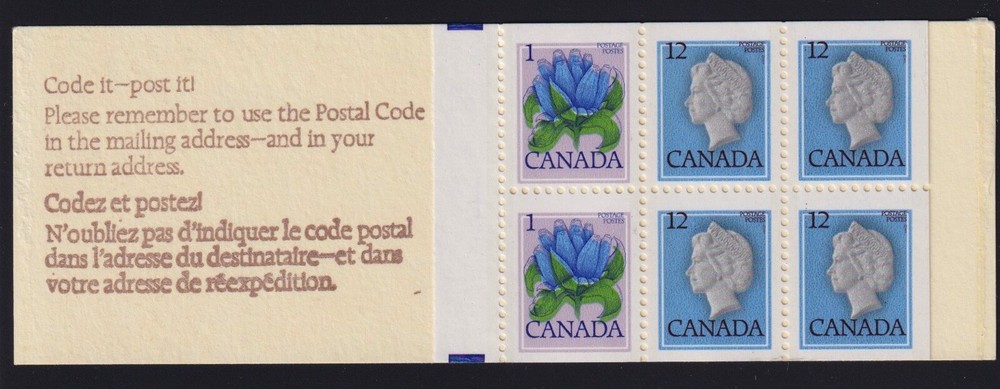 Canada #BK77b MNH Booklet [781b Hepatica]
