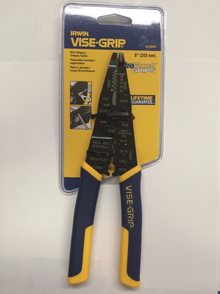 IRWIN VISE-GRIP 2078309 WIRE STRIPPER CRIMPER CUTTER
