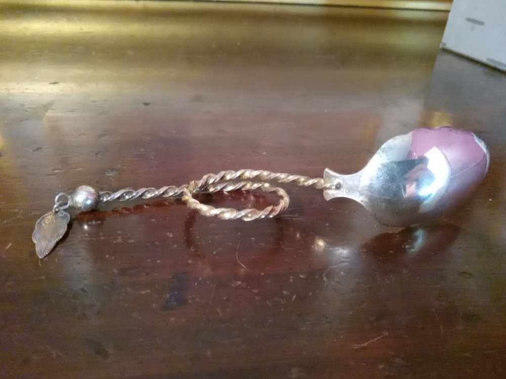 Vintage DAVID ANDERSEN 830 Silver Norwegian Twisted Spoon With Original Box