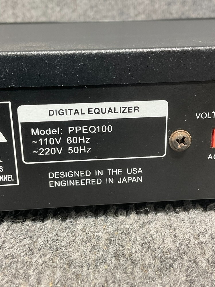 Pyle PPEQ100 Equalizer Audio Plug Broken Multiple Inputs – For Parts