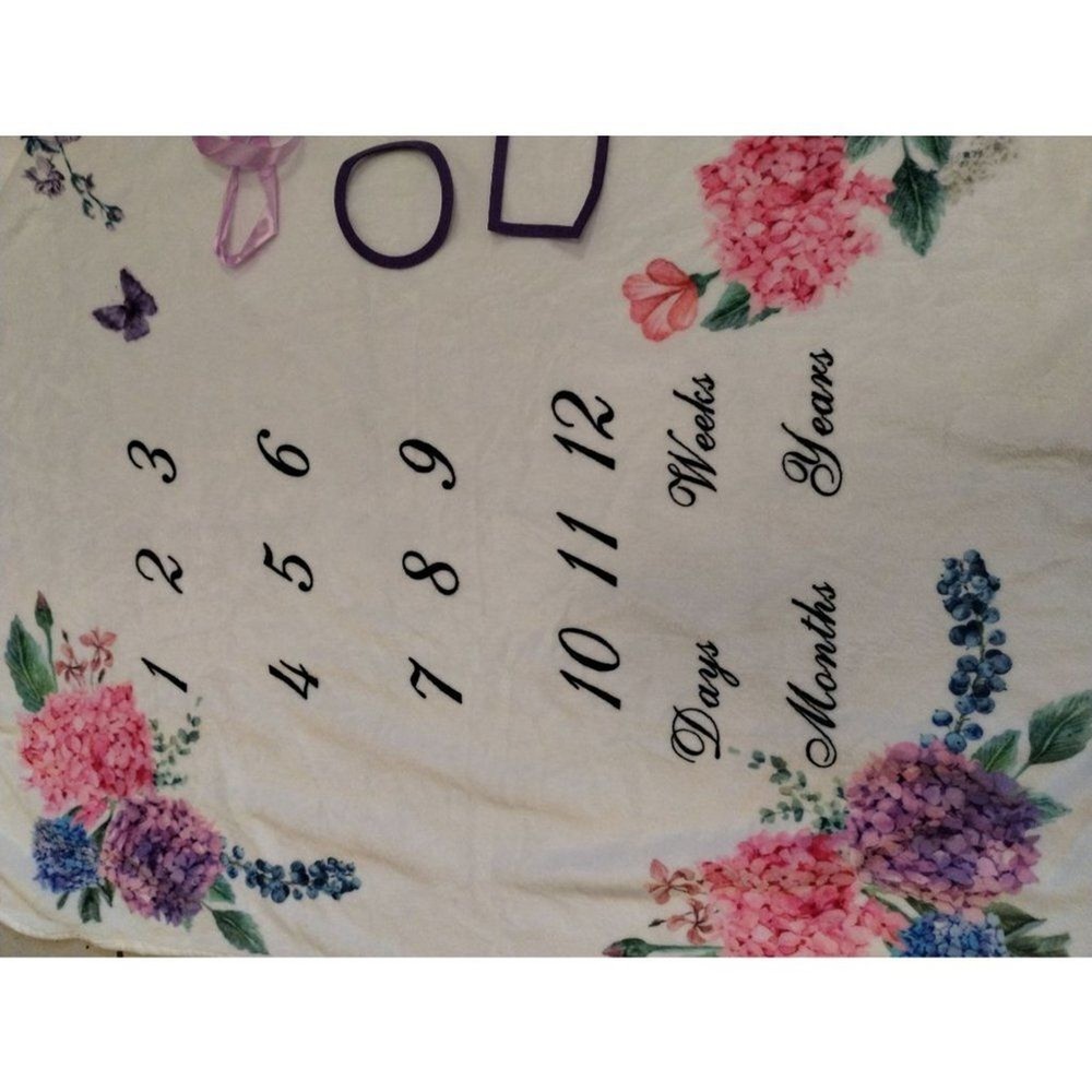 Baby Milestone blanket