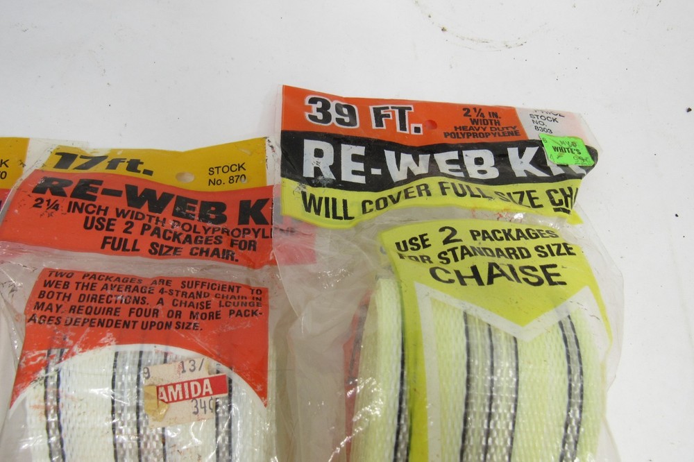 3 Packs Of Re Web Kit With 2 1/4 Inch Width Polypropylene