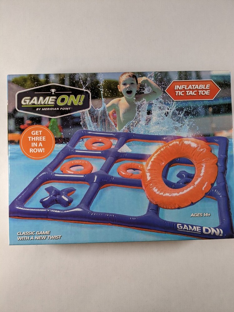 Game On Inflatable Tic Tac Toe. 40" pool Toy