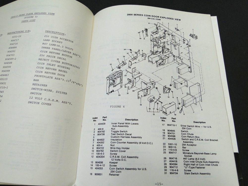 Vintage 1981 Vanguard Arcade Service Manual (Please Read Description)