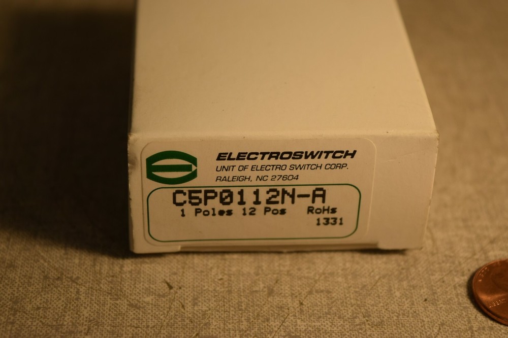 Electroswitch C5P0112N-A Rotary Switch