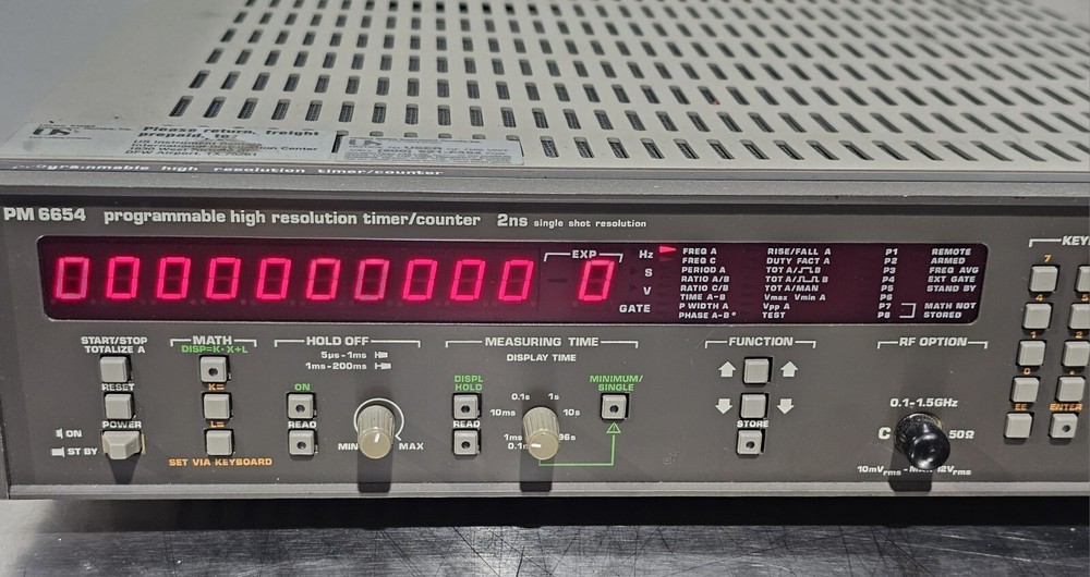 Philips PM 6654 Programmable High Resolution Timer/Counter