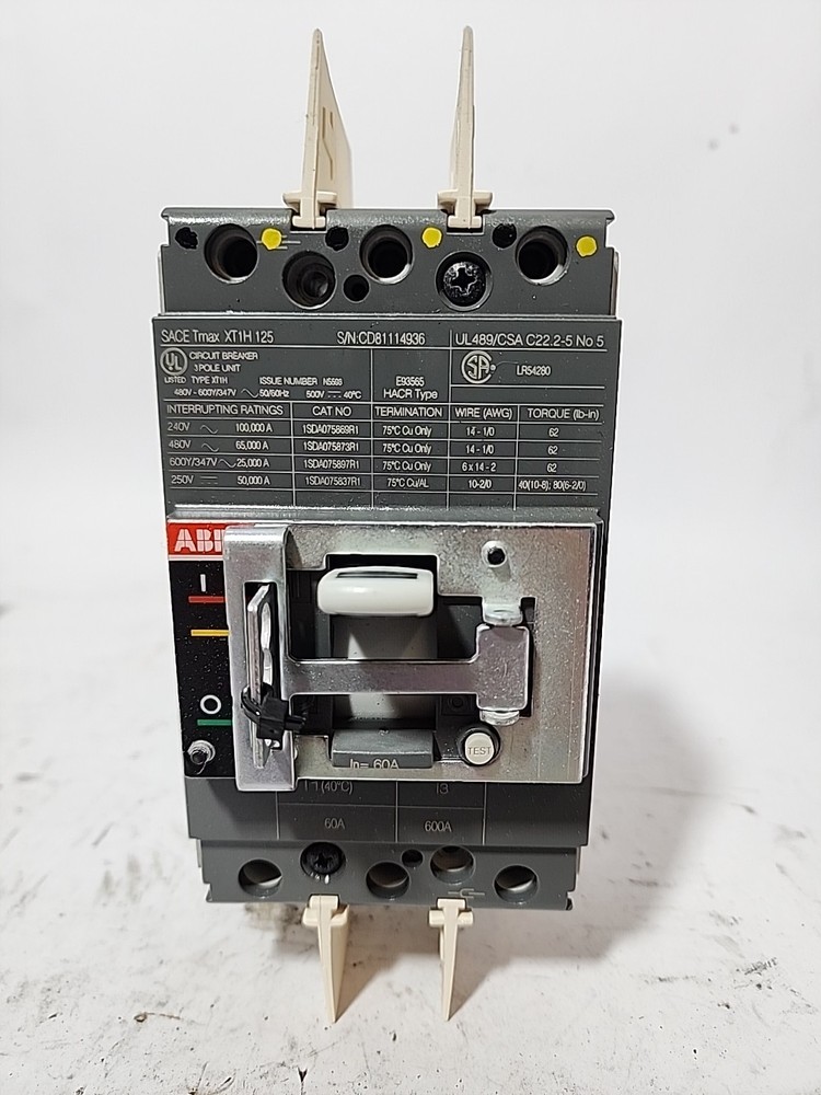 ABB SACE TMAX XT1H 125 3P 60A 690V