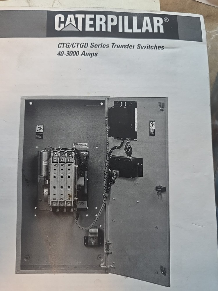 Caterpillar CTG 600 Amp Transfer Switch
