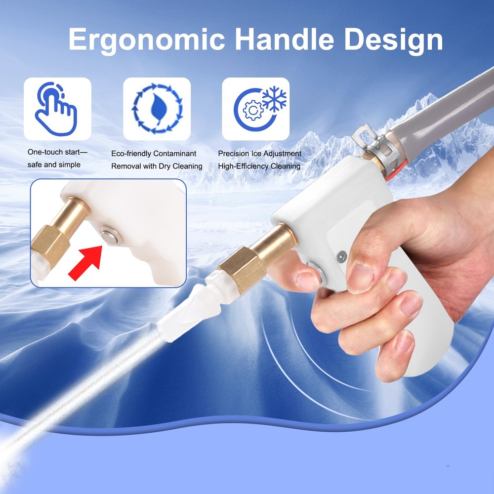 Portable Mini Dry Ice Blasting Machine Cleaning Machine For PCB Burrs Remove AU