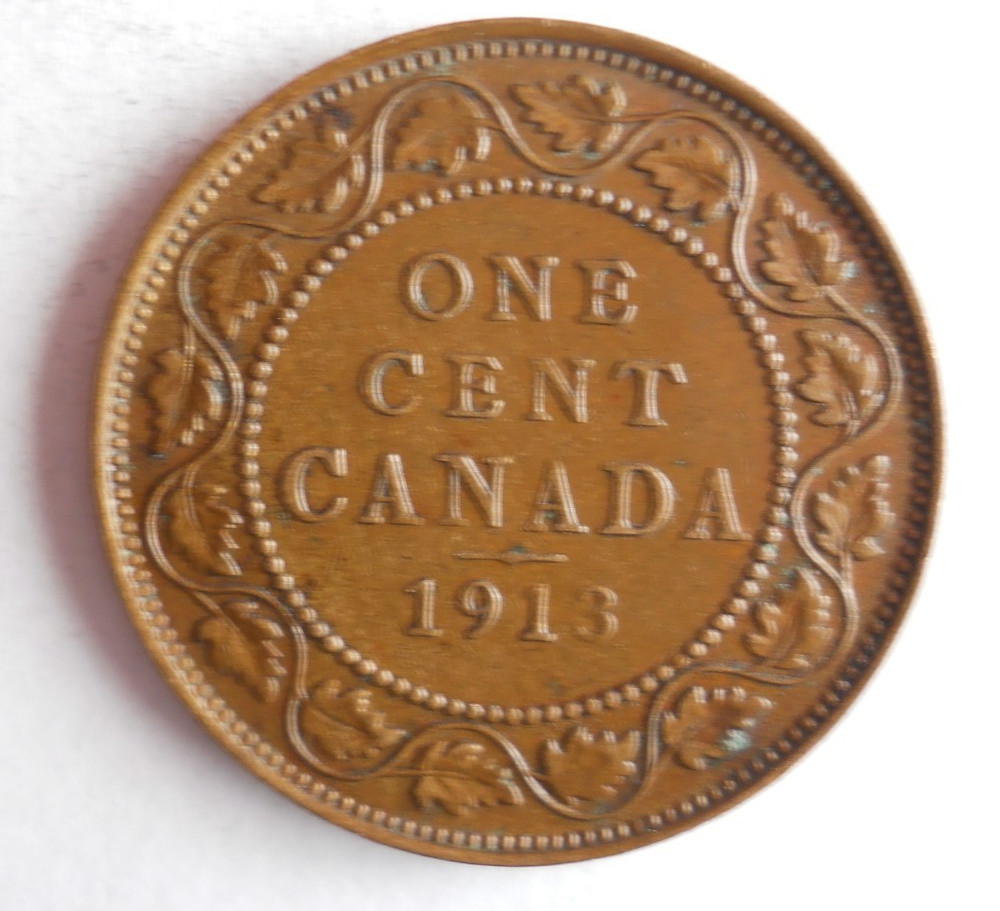 1913 CANADA CENT - Excellent Coin - FREE SHIP - Bin #733