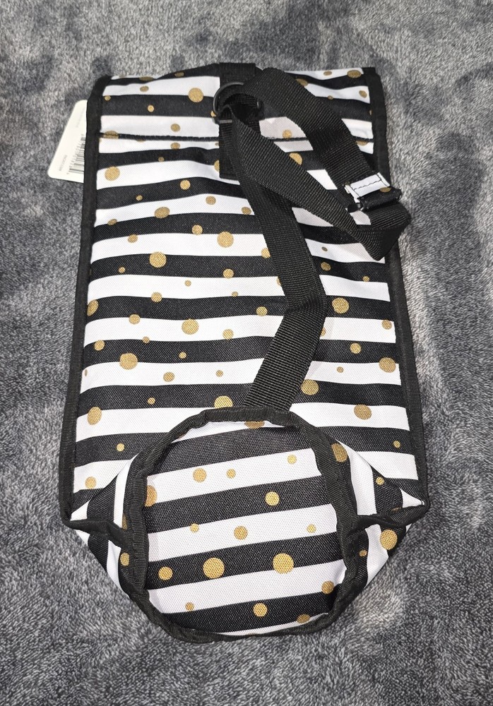 Pack It Freezable Striped Wine Bag