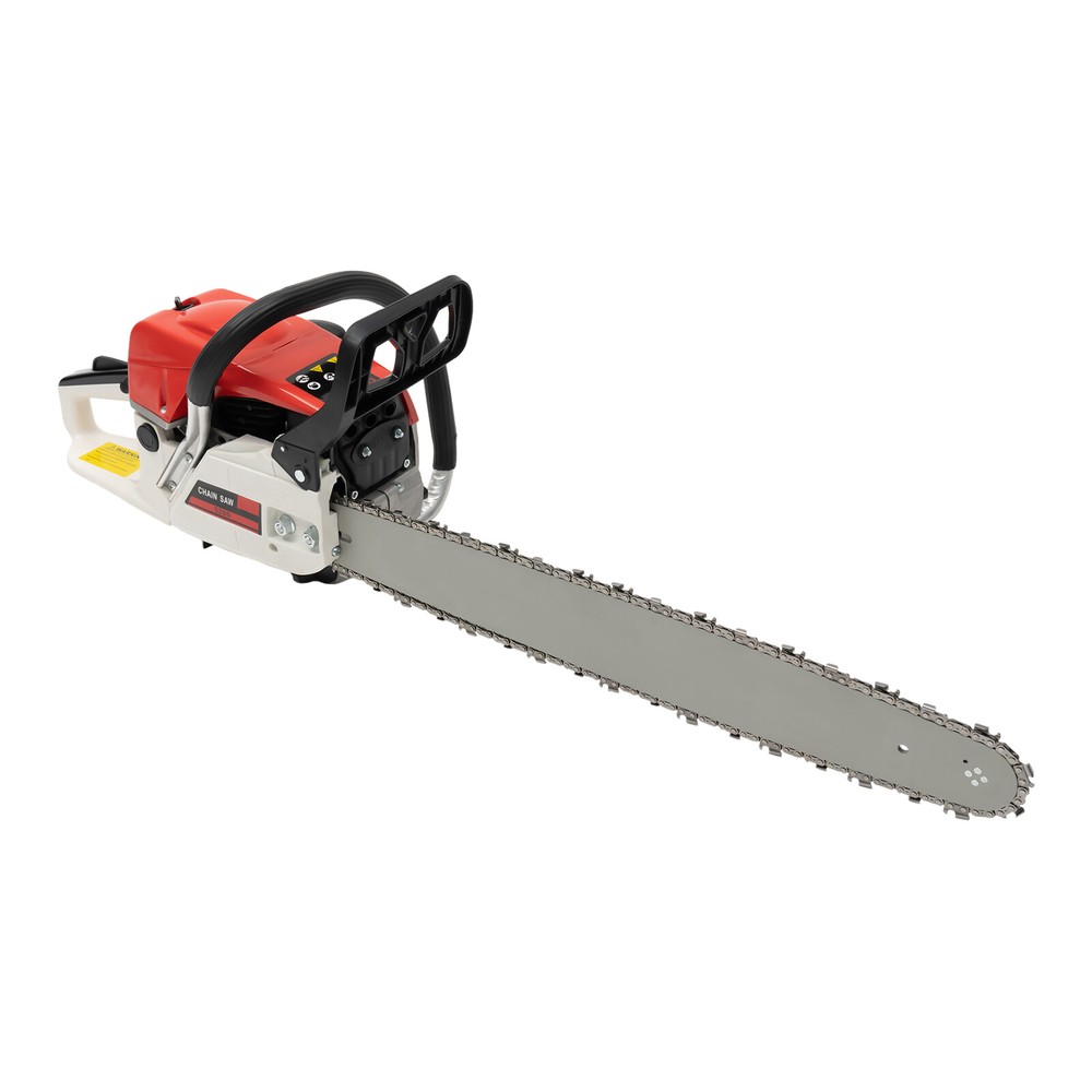 52cc Handheld Gas Chainsaw 22" Gasoline Power Chain Saws Engine Cutting 2 Cycle