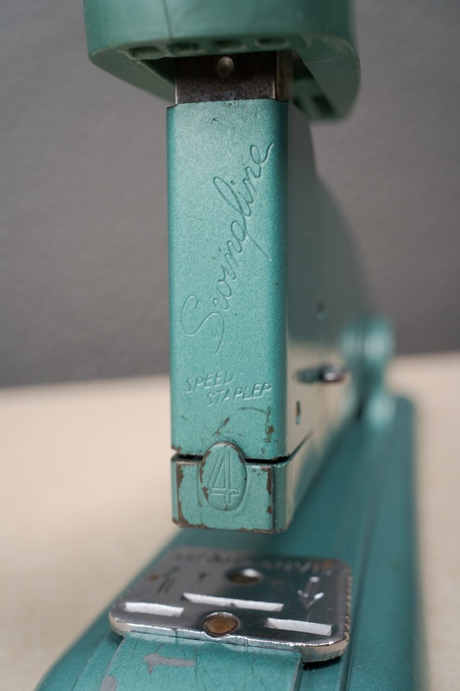 Mid Century Deco Swingline Swingline Model #4 Desktop Speed Stapler