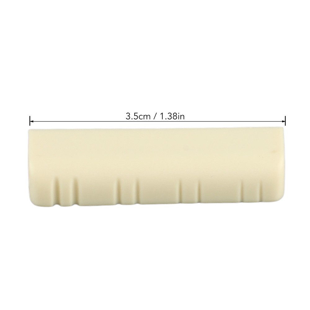 ♡ 5Pcs Mandolin Bridge Nut 8 String Plastic 3.5cm Universal Instrument For