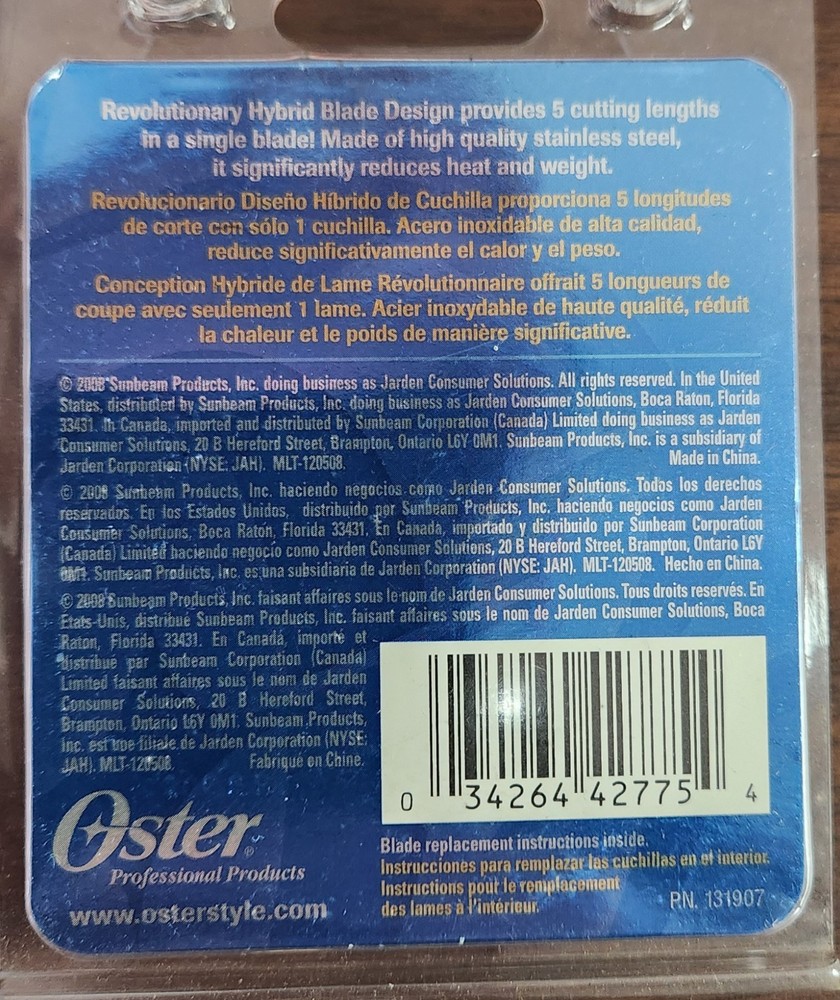 Oster FREESTYLE Clipper Blade#76914-200 - NEW