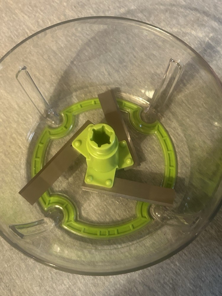 Tupperware Quick Chef Pro System Green Time Saver Chopper Blade New