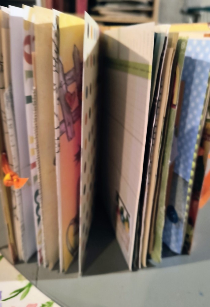 junk journal handmade garden theme