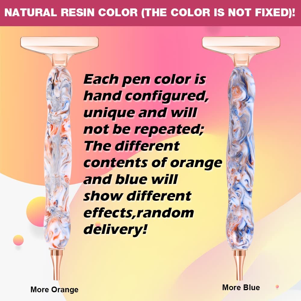 Diamond Painting Pen with Screw Thread Tips,1PCS 3pcs, RoseGold3pcs