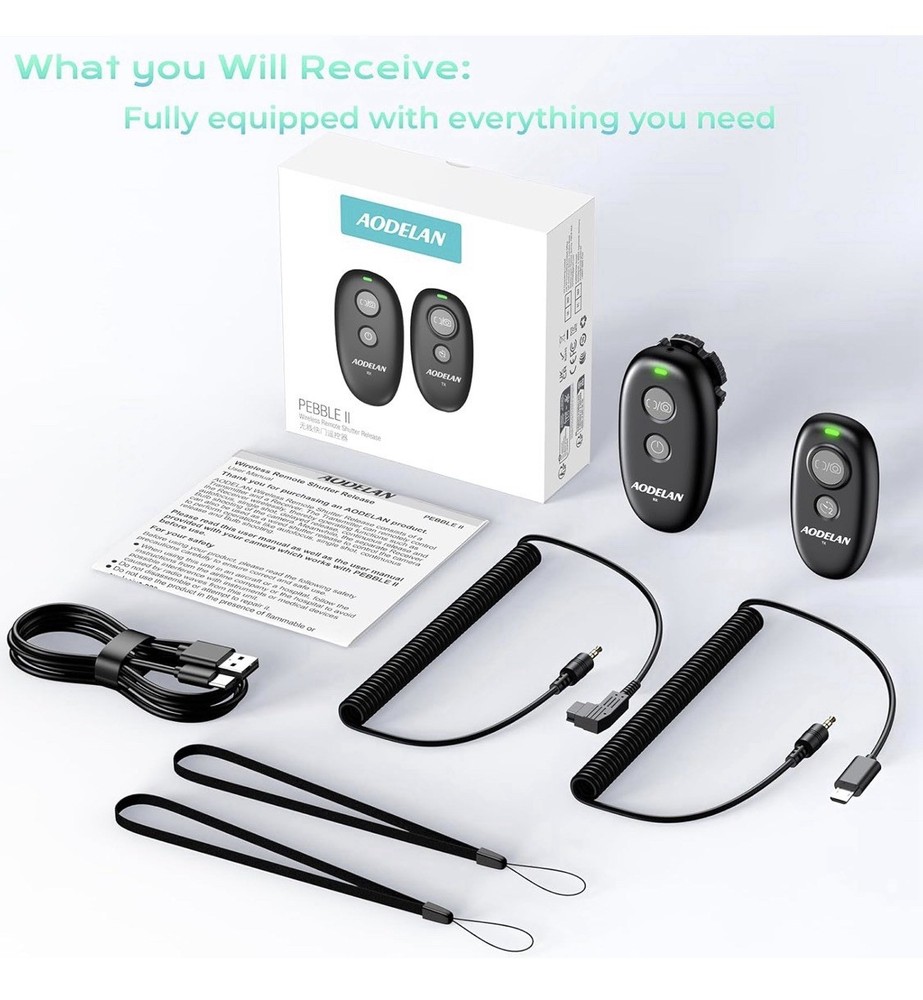 AODELAN Camera Remote Control | Wireless Shutter Release | for Sony Models