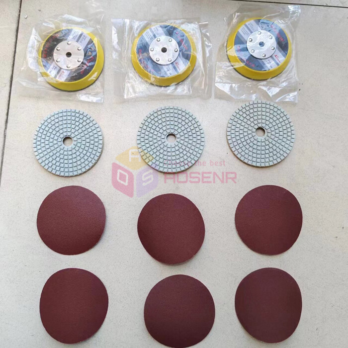 Three Heads Dustless Sander Concrete Wall Grinding Machine Floor Grinder Sander