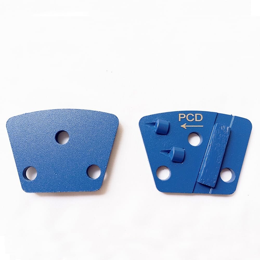 PCD 3Pcs Diamond Grinding Disc Set for Concrete Epoxy Removal None Thread Left