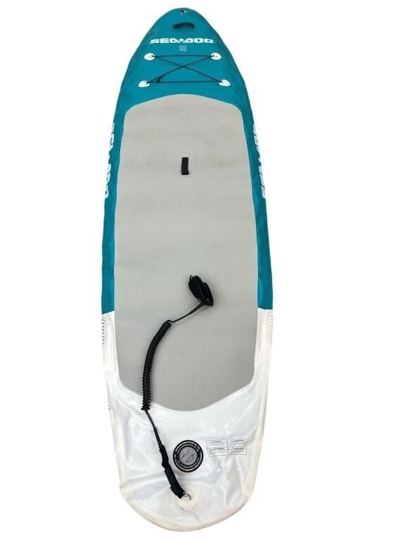Seadoo Inflatable Stand Up Paddle Board 138”L x 34.5”W x 6”H Includes Case