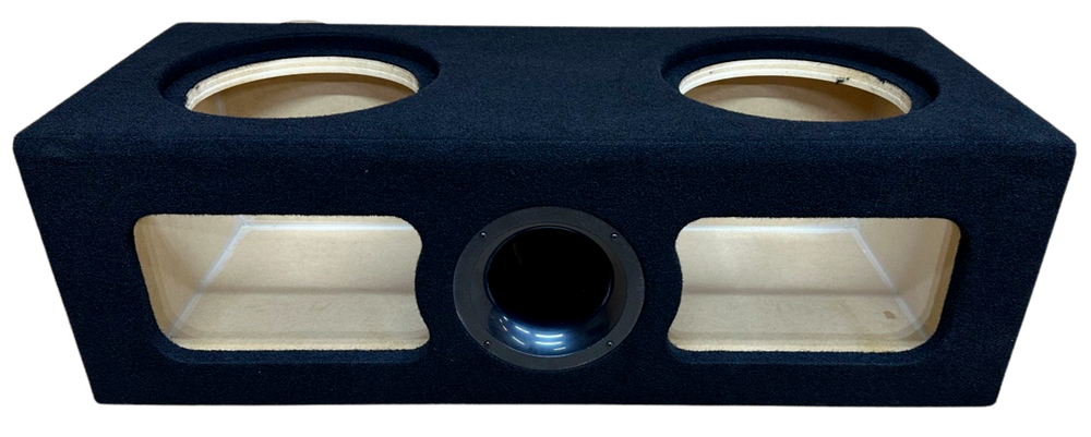 Custom Ported Sub Box Enclosure for 2 8" subs with Plexiglass Acrylic Windows
