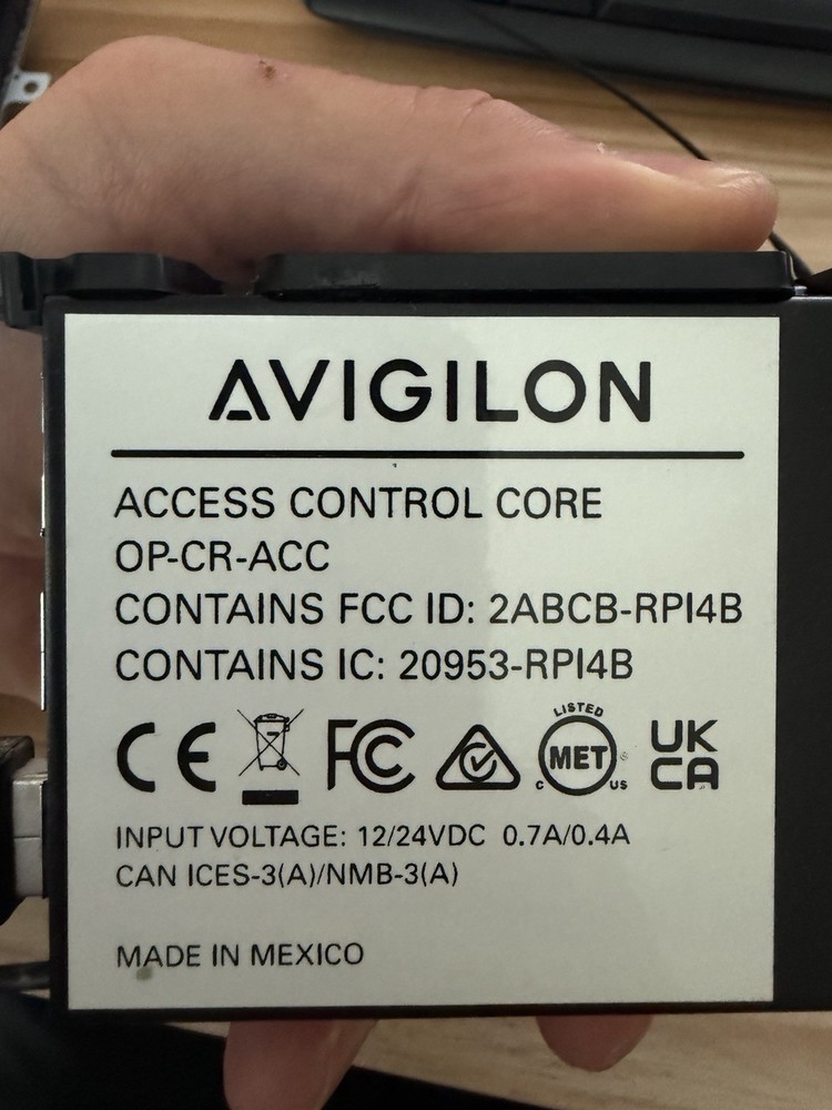 Avigilon Openpath (OP-CR-ACC), ACCESS CONTROL CORE