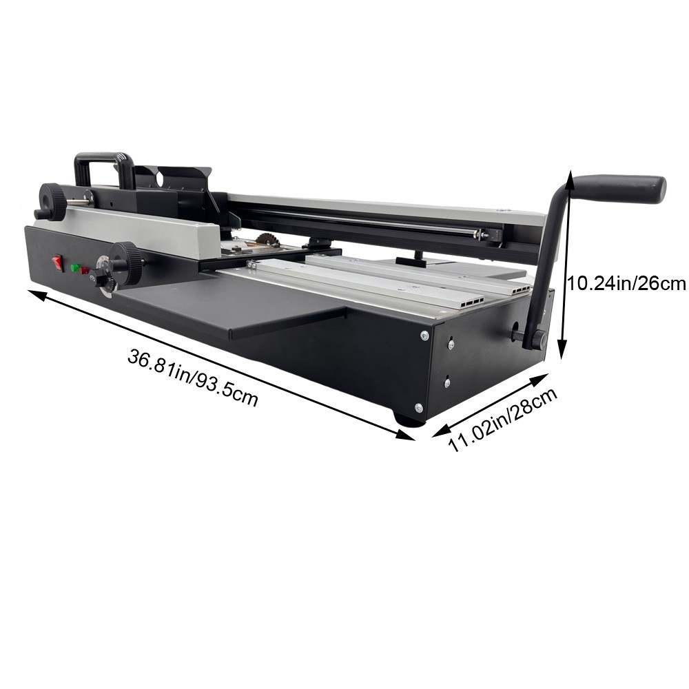 Manual Hot Melt Adhesive Binding Machine Wireless Binding Book Shaping 4CM Thick