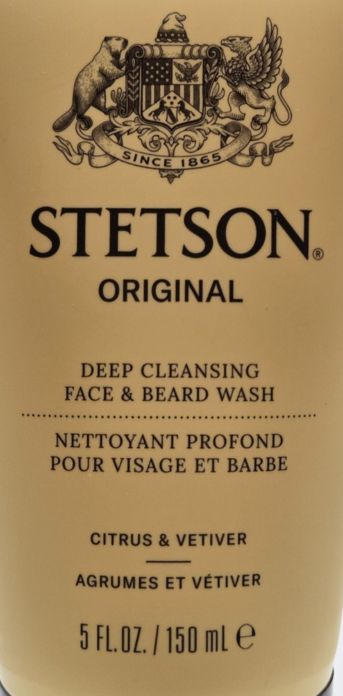 Stetson Original Deep Cleansing Face and Beard Wash 5 oz 3-Pack