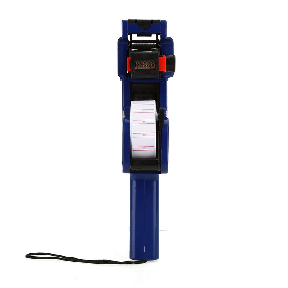 Hyuduo MX5500 Handheld Label Printer, 8-Digit LCD Display, Blue, Blue