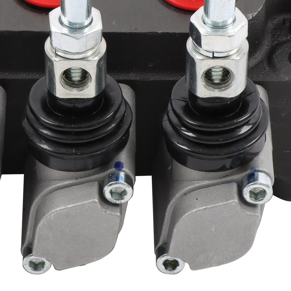 3 Spool 25 GPM Hydraulic Directional Control Valve Tractor Loader Double Acting