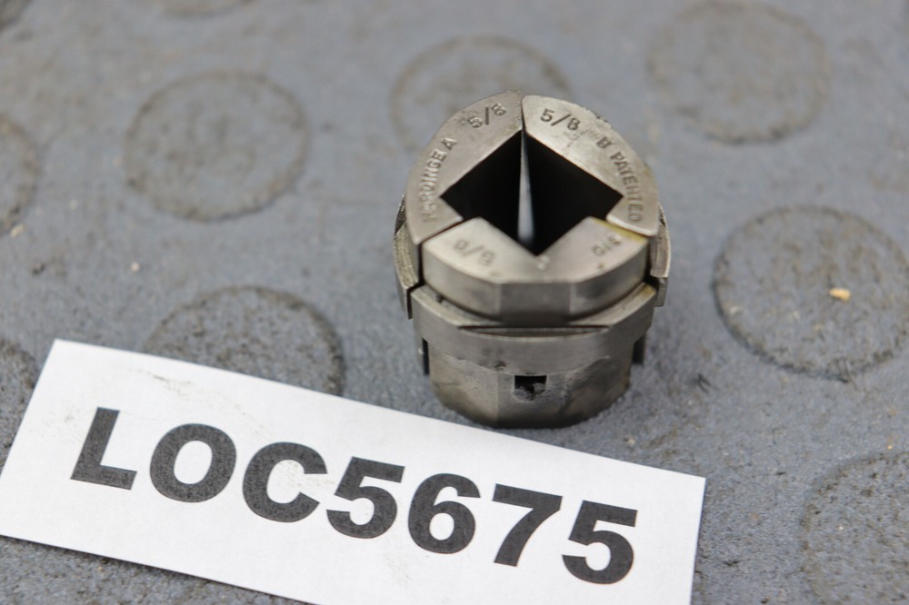 HARDINGE ( 5/8'' ) S-10 SQUARE COLLET PADS SMOOTH  LOC5675