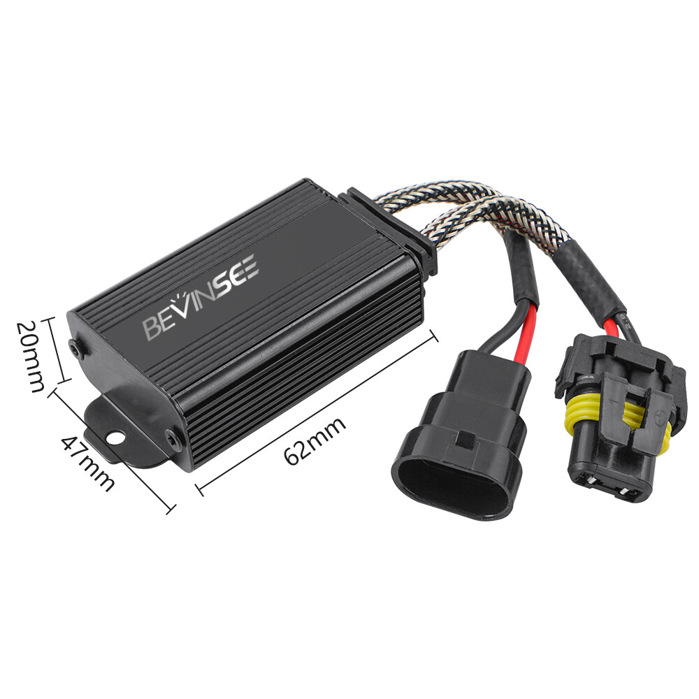 9005 9006 LED Headlight Canbus Decoder Error Free Anti Flicker Resistor Canceler