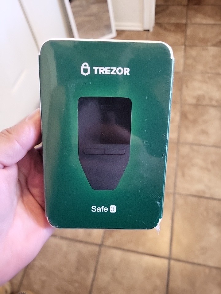 Trezor Safe 3 Universal Crypto Hardware Wallet with Secure Element & Passphrase